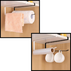 Organizador Porta Rollo Cocina Alacena Colgante Rack Papel - tienda online