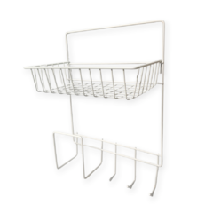 Repisa Cajon Organizador Baño Rack Metal Estante Colgante - comprar online