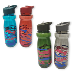 Botella Agua Plástico Colores Pico Sport plastico - comprar online