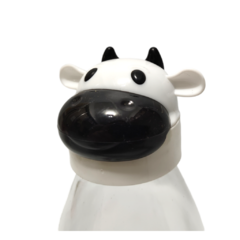 Botella Vidrio Diseño Vaca Tapa 1 LT plastico bazar - tienda online