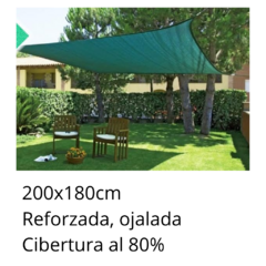 Media Sombra Cobertura 80% Reforzada 200x1800cm Ojales Color - tienda online