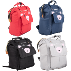 Mochila Maternal Bolso Bebe Porta Mamadera Reforzada Grande - comprar online