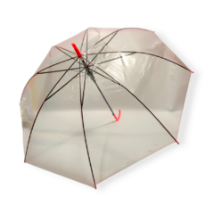 Paraguas Infantil Largo Transparente Unisex Reforzado - tienda online