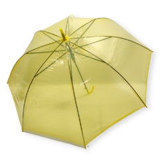 Paraguas Infantil Largo Transparente Unisex Reforzado - pachos