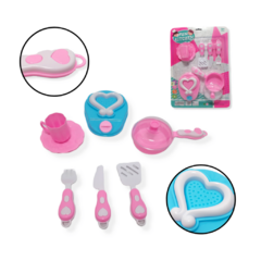 Juego Cocina Infantil Accesorios Blister Plástico Juguetes - comprar online