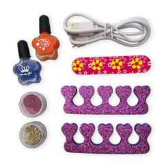 Juguete Set Manicura Infantil Cabina Uv Led Esmalte Juego en internet