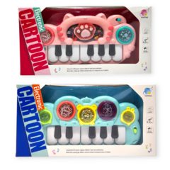 juguete Piano Órgano Musical Sonido Luz Juego Pilas Infantil - comprar online