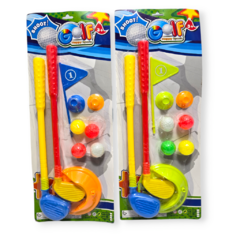 Juego Golf Infantil Palo Pelotitas Blister Juguetes - tienda online