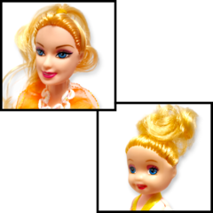 Muñeca Accesorios Mini Muñeca Caja Vestido Juguetes - pachos
