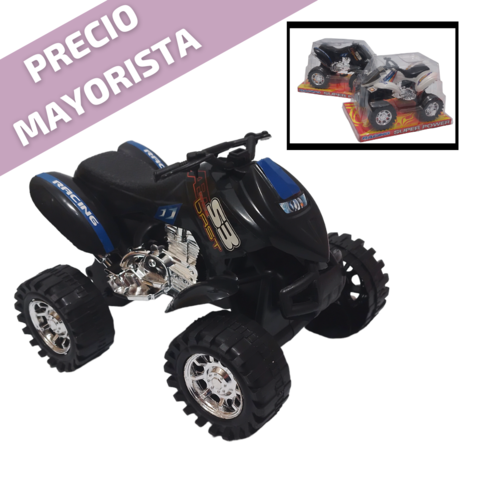Auto Cuatriciclo Fricción Moto Infantil Plástico Juguetes