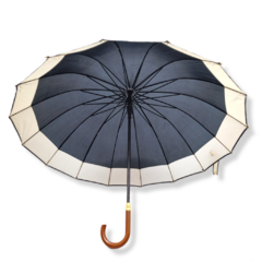 Paraguas Largo Reforzado 16 Varillas Liso Lluvia en internet