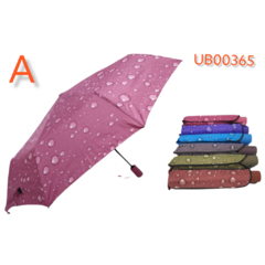 Paraguas Corto Mini Automático Liso Reforzado Lluvia - comprar online