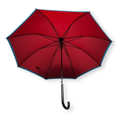 Paraguas largo reforzado de dos colores regaleria - pachos