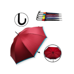 Paraguas largo reforzado de dos colores regaleria - tienda online