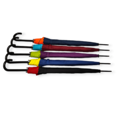 Paraguas largo reforzado de dos colores regaleria - comprar online