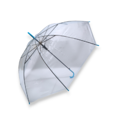 Paraguas Infantil Largo Transparente Unisex Reforzado - comprar online