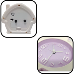 Reloj Despertador Forma Casa Plástico Regaleria Decorativo - pachos