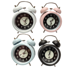 Reloj Despertador Analógico Metal Campana Vintage Deco - comprar online