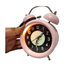 Reloj Despertador Analógico Metal Campana Vintage Deco en internet