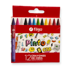 Imagen de Crayones Caja de 12 colores cortos filgo escolar libreria
