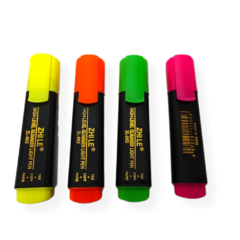 Resaltadores Pack x4 unidades colores resaltador Escolar Blister en internet