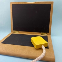 Notebook de madera- pizarra de tiza