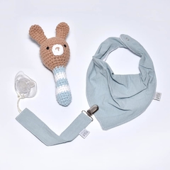 Sonajero palito conejo a crochet - comprar online