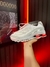 Nike Shox R4 SUPREME - Branco/ Vermelho - OutletFranco