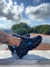 Nike 12 Molas Preto/ Azul - OutletFranco