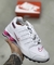 Nike Shox NZ - Branco/ Rosa - loja online