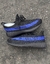 Adidas Yeezy Preto listra Azul - OutletFranco