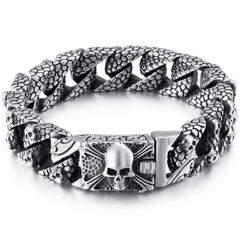 Pulseira Masculina Aço Inox Viking Gingle