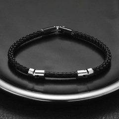 Pulseira Masculina Unique Aço Inoxidável Luxo - comprar online