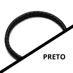 Pulseira Masculina Caveira Moderna Couro Genuíno e Aço Inox - Pulseiras e Acessórios Masculino | Sr Lordre