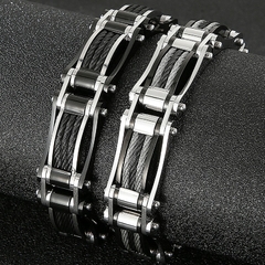 BRACELETE CORRENTE ELEGANTE AÇO INOX - comprar online