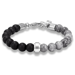 Pulseira Masculina Asileu de Pedra Natural 8mm