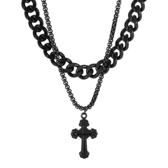 CORRENTE CRUCIFIXO DUPLO - comprar online