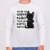 Camisetas Manga Longa " Azar de quem não tem um Gato Preto" - Júlio e Eu