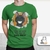 Camiseta Masculina - T-shirt - "Gato Preto da Sorte" - Júlio e Eu