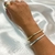 Bracelete aro liso banhado a ouro 18k - comprar online