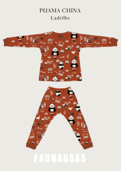 Pijama China Ladrillo - tienda online