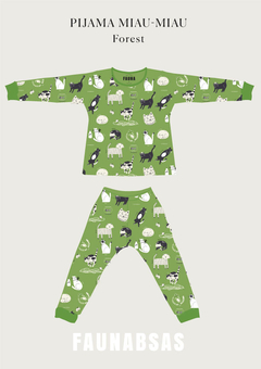 Pijama Miau Miau Forest - tienda online