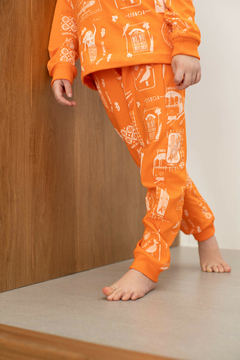 Pijama Lisboa Mandarina - tienda online