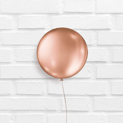 Bexiga Metalizada Rose Gold 5" ideal para Balloon Cake