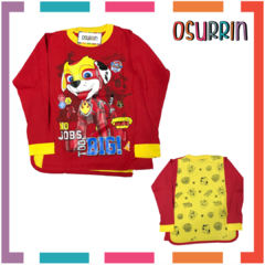 Remeras de algodón con CAPA estampa PATRULLA CANINA. T4 al 12 - comprar online