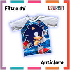 Combo Toalla Toallon + Short de Baño + Remera de Agua Sonic - OSURRIN