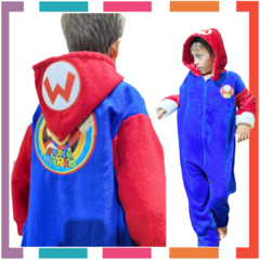 Enterito Kigurumi Polar Soft tipo Disfraz SUPER MARIO - comprar online