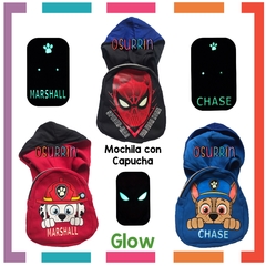 CAPUCHILAS - Mochilas tipo chaleco con capucha estampa personajes. - comprar online