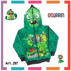 Campera Doble Frisa Capucha con Máscara y Bolsillos. Estampas Super Heroes. T4 AL 12. - comprar online