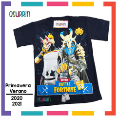 Remera algodón manga corta estampa clásica de personajes - comprar online